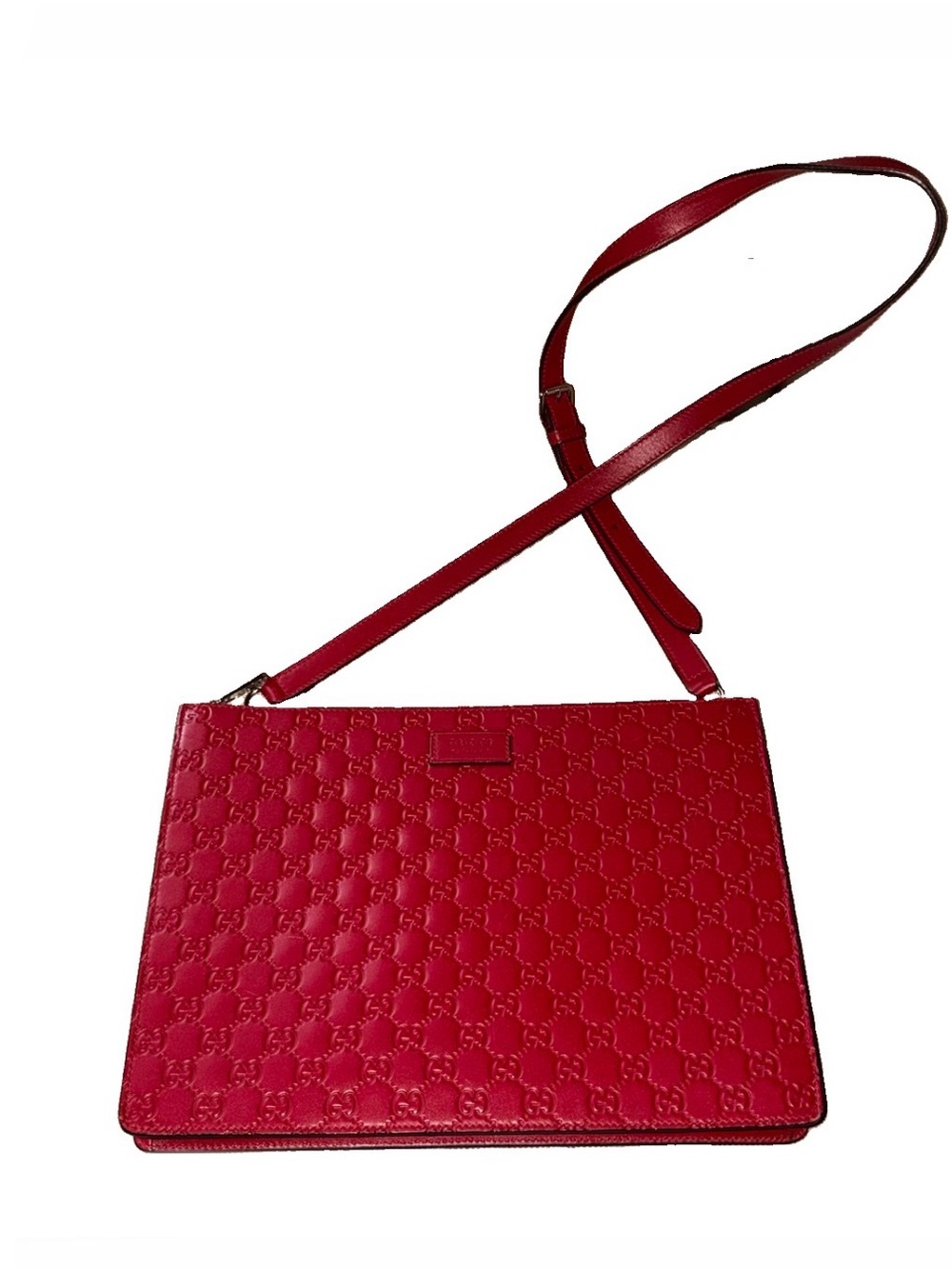 Gucci Red Quilted Leather Crossbody Bag